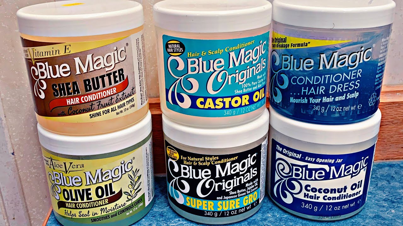 Лучшая синяя магия для натуральных волос