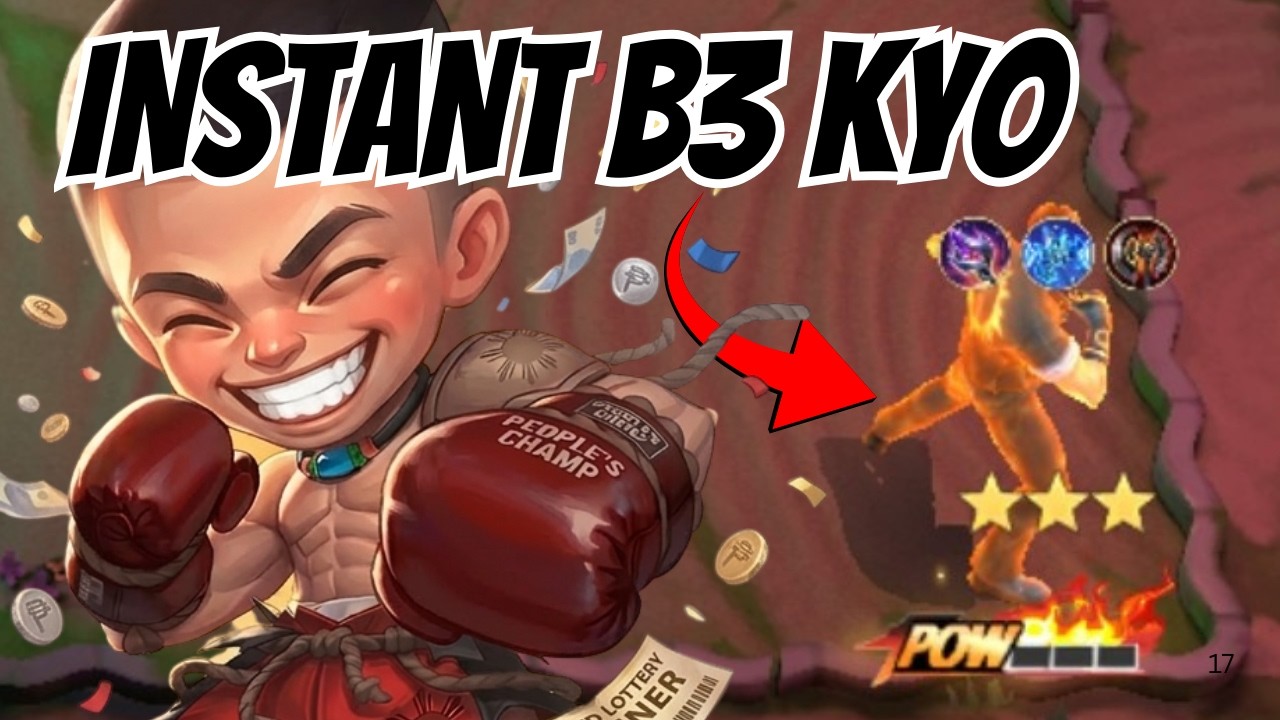 INSTANT 3Stars Kyo Kusanagi with Paquito! KOF Lumi Build | Magic Chess Go Go