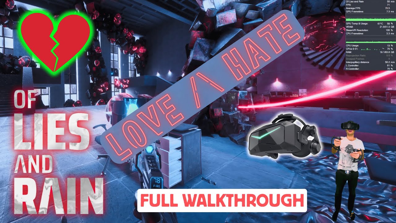 Of Lies and Rain /\ Pimax Crystal Super /\ UW Module /\ full walkthrough /\ full lighthouse support