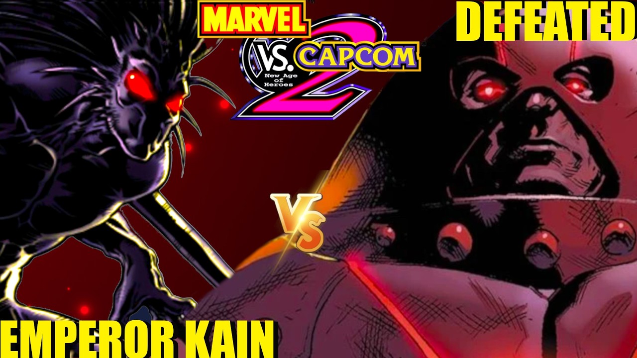 Marvel vs Capcom 2: EMPEROR KAIN vs DEFEATED