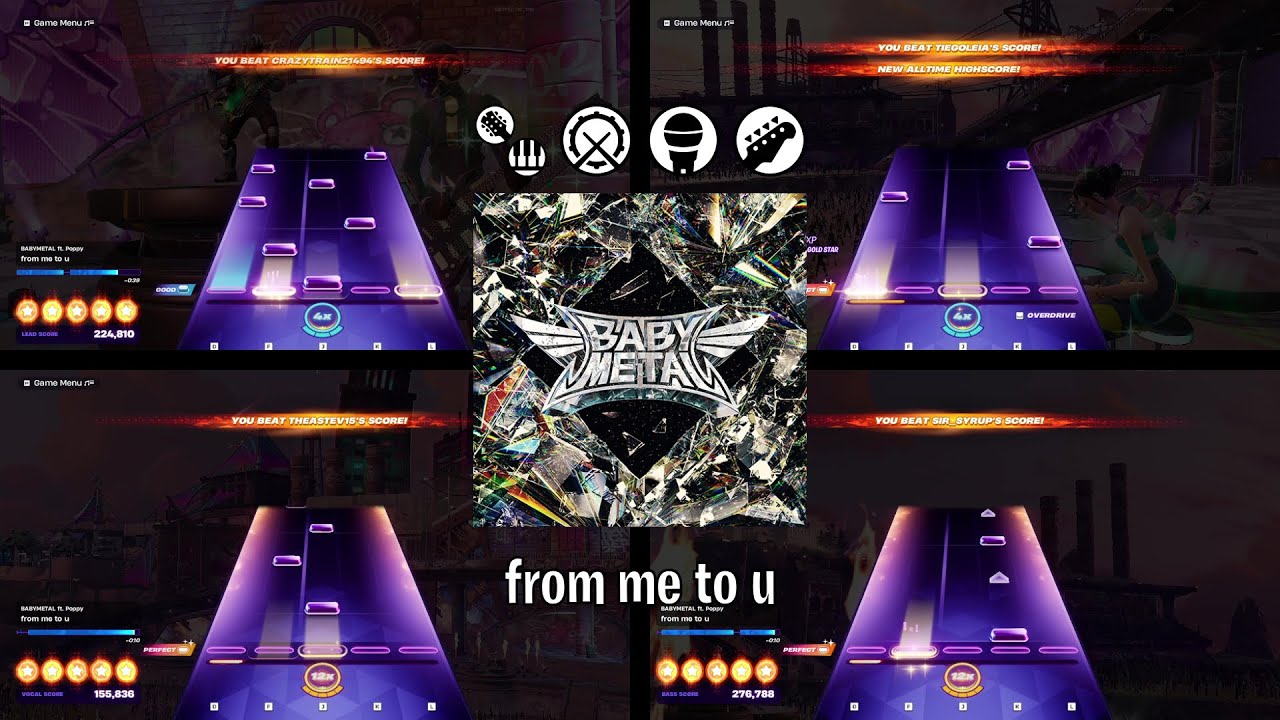 from me to u | All Tap Mode Instruments | Expert Flawless | Fortnite Festival