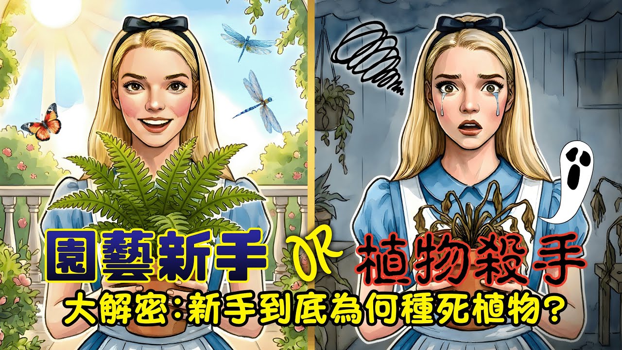 別再說自己是天生黑手指！你只是「無知」而已。8 個把植物種死的殘酷真相，看完這集再決定要不要買花。