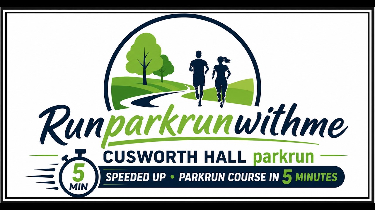 Cusworth Hall parkrun - New Course in five minutes #parkruninfiveminutes