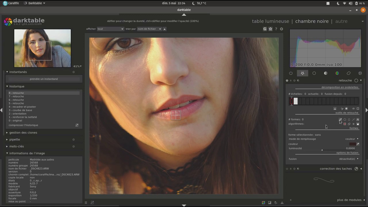 Tuto Darktable N°41: Les modules Retouche et Corrections de taches