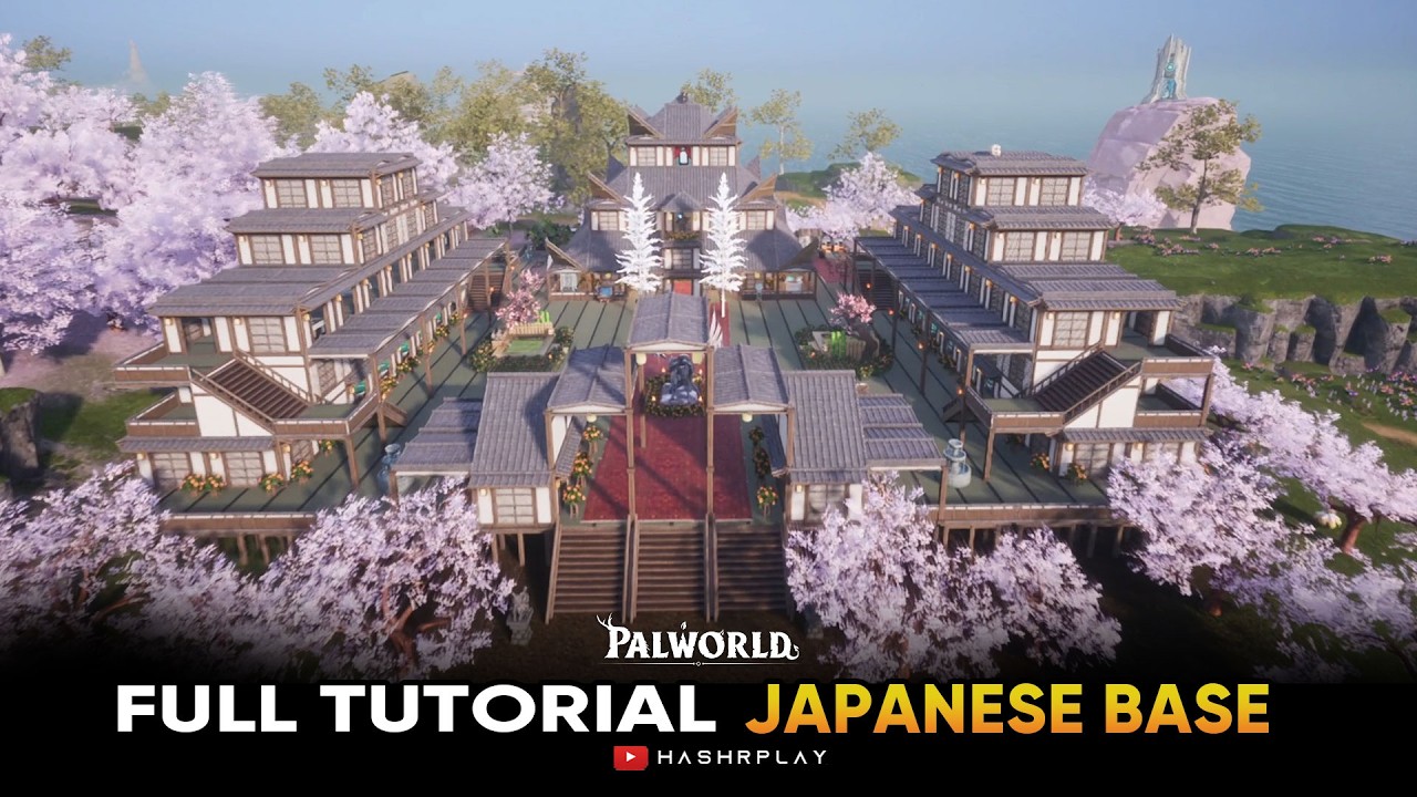 Mastering Architecture: FULL TUTORIAL for the Traditional Japanese Base | Palworld 1.0 #Palworld