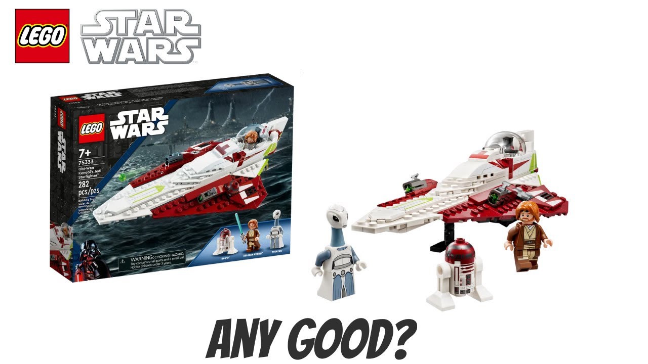 Obi Wan Kenobi Jedi Starfighter 75333  Review
