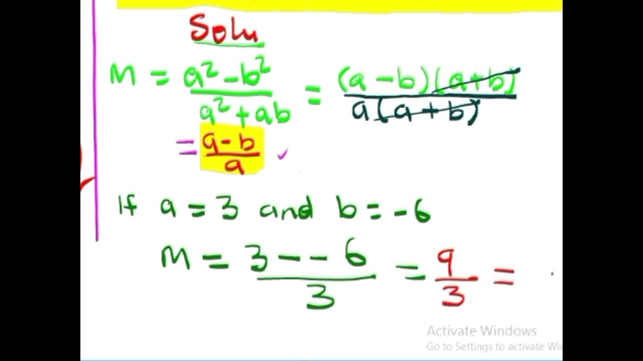 Difference of Two Squares