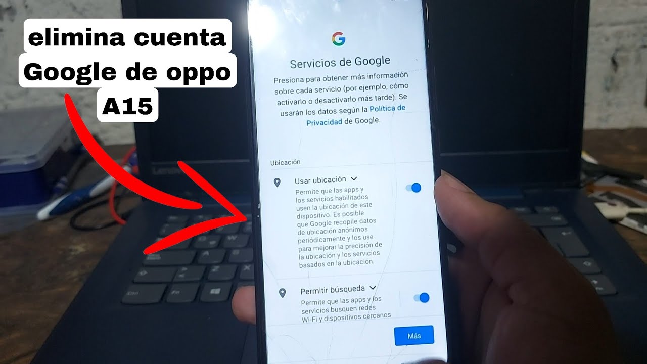 Como Eliminar cuenta Google de oppo A15 en 5 minutos