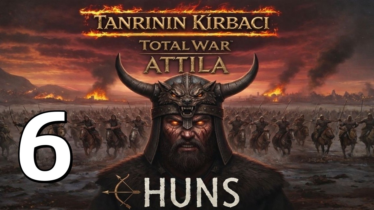 ROMA HARİTADAN SİLİNDİ! | Total War: Attila - Hun İmparatorluğu