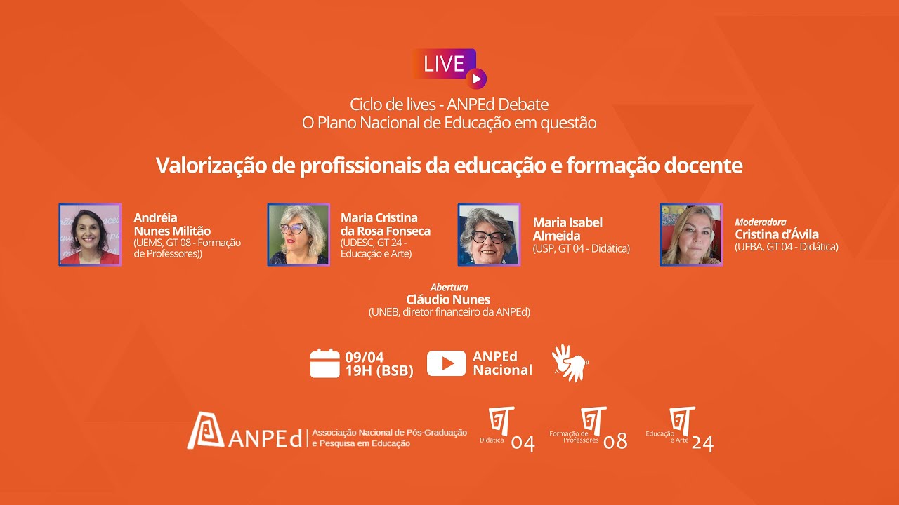 Valorização de profissionais da educação e formação docente