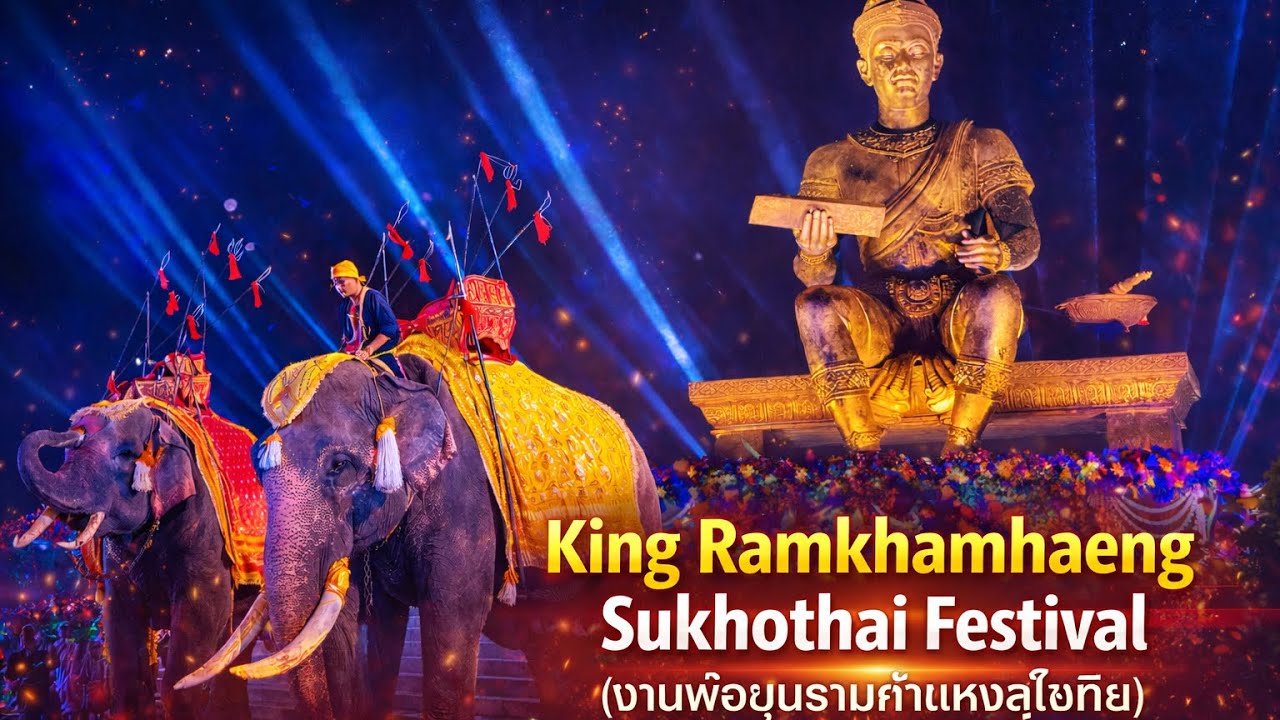 งานพ่อขุนรามคำแหง สุโขทัย ￼ ปี 2569 | King Ramkhamhaeng Festival 2026 Sukhothai | 