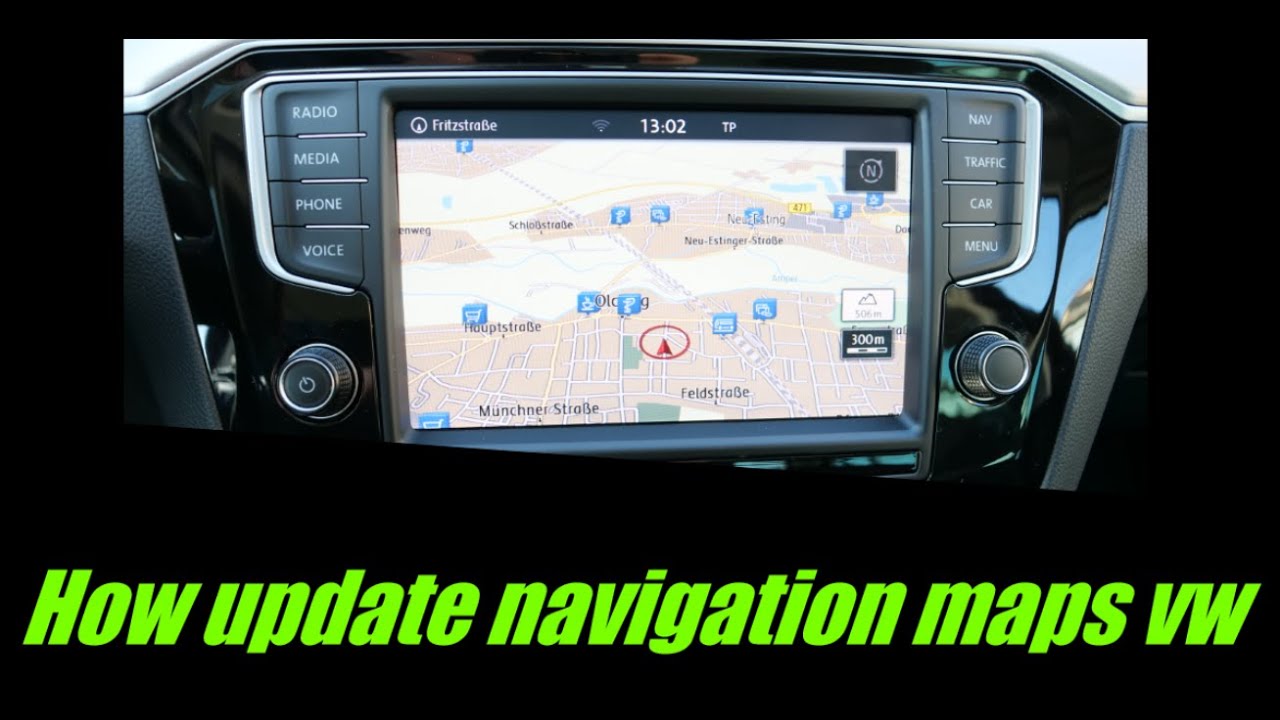 How to make update navigation maps vw