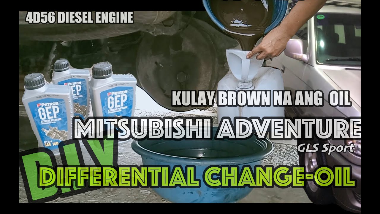 Differential Change OIl - Mitsubishi Adventure 4D56