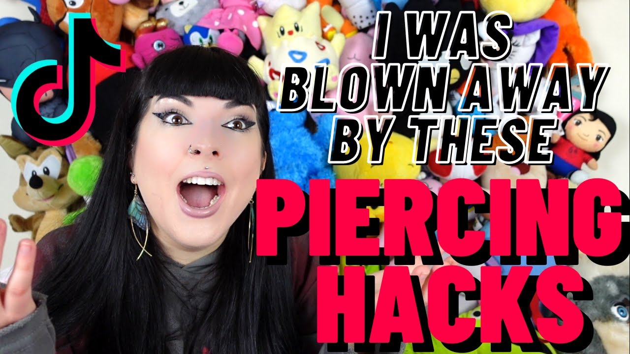PIERCER REACTS TO AMAZING TIKTOK PIERCING HACKS!!