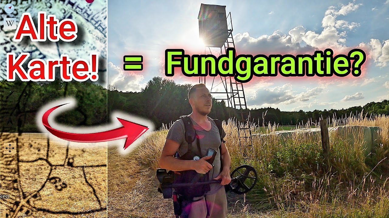 Fund-Quote erhöhen!? Dank alten Karten? Sondeln auf der traumhaften Wiese mit dem Metalldetektor