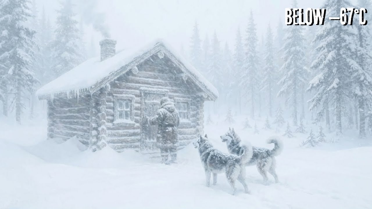 An Old Woman and Her Dogs Surviving the Frozen Wilderness | Life in Yakutia