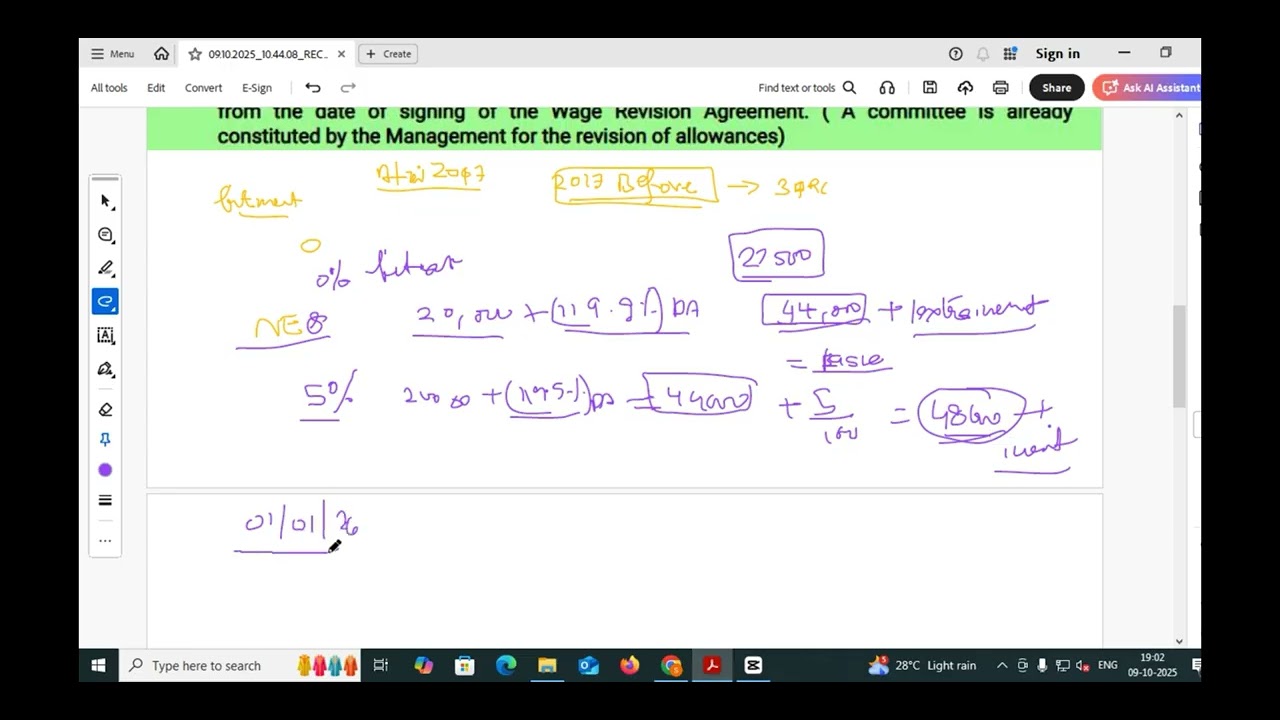 Pay loss and fitment for BSNL employees recruited before 2014