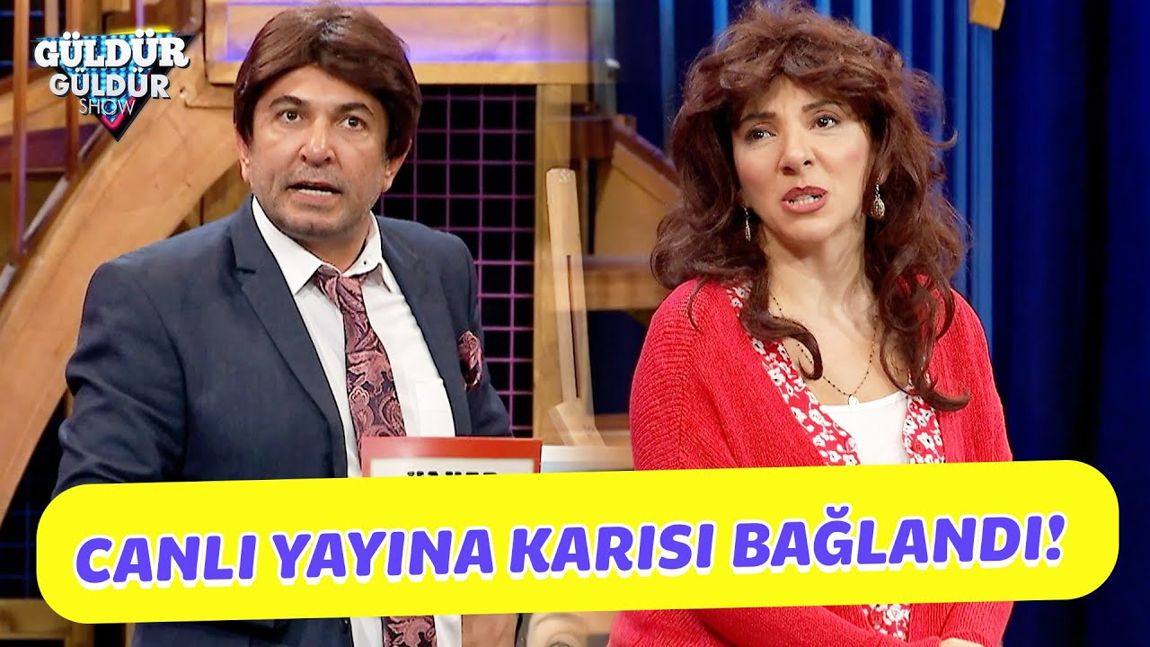 Canlı Yayına Karısı Bağlandı! - Güldür Güldür Show