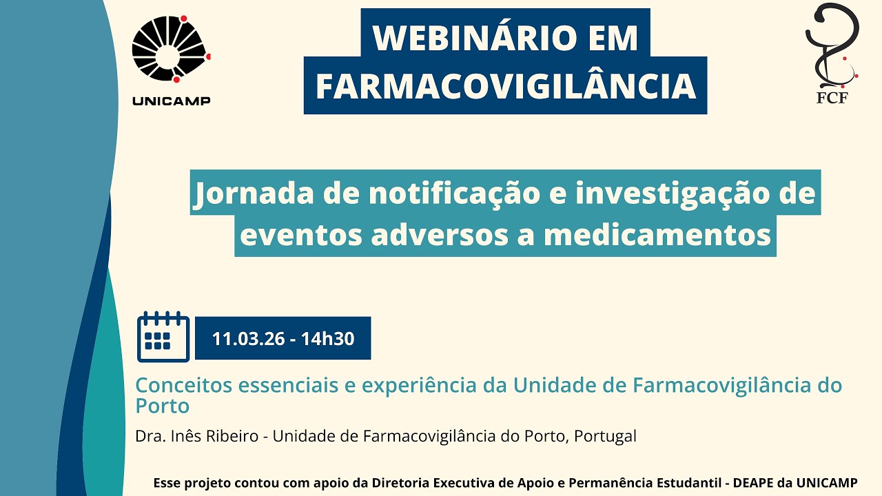 Jornada de Notificação e Investigação de Eventos Adversos a Medicamentos
