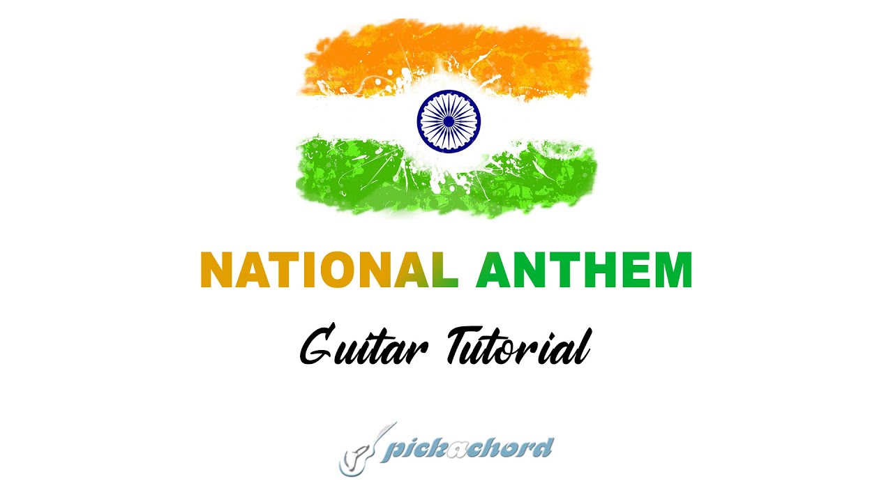 National Anthem Guitar Tutorial | Tabs | Pickachord | Playthrough