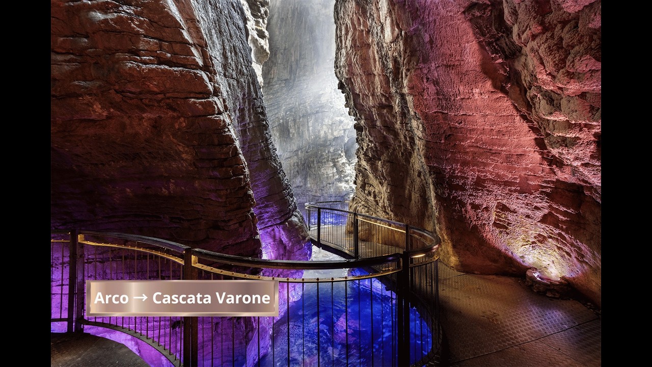 Arco to Cascata Varone 🇮🇹 Scenic Drive | Road near Lake Garda | Italy Driving Tour