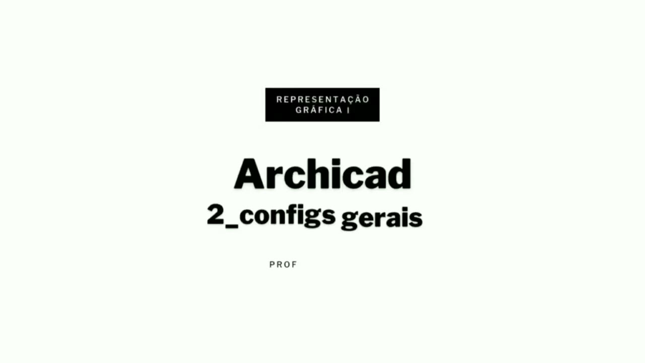 Archicad 2_configs gerais