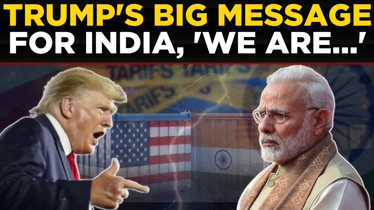 TRUMP SPEECH LIVE | Trump's Big Message for India Amid 500% US Tariff Threats | US News LIVE