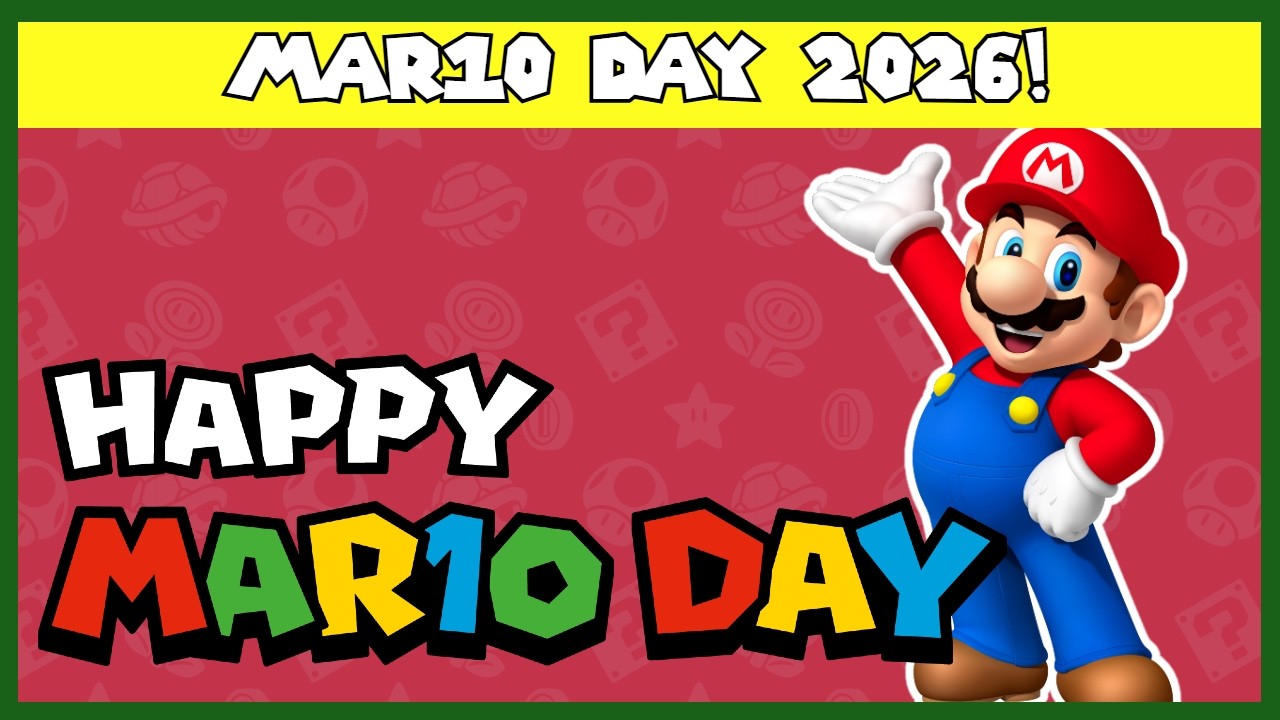 Mario Day 2026 is HERE!