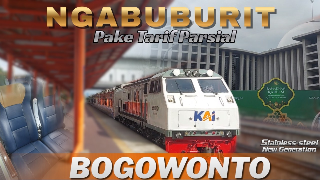 TARIF PARSIAL KA JARAK JAUH - ALTERNATIF BERANGKAT KERJA HINGGA NGABUBURIT #ngabuburit #bogowonto