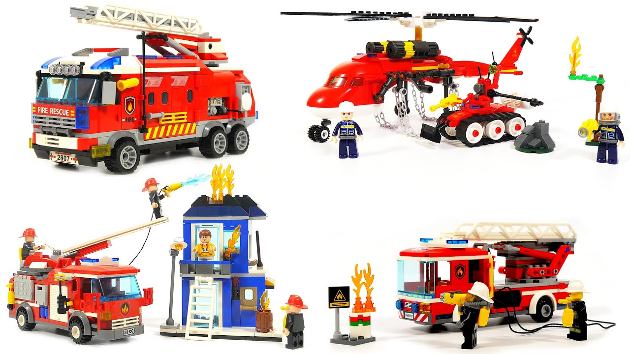 How to Build LEGO fire rescue
