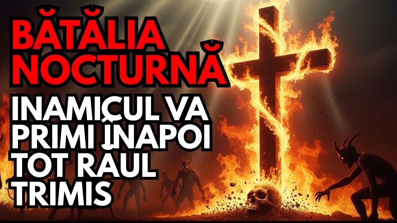 ⚔️ Rugăciune de luptă nocturnă: orice vrajă și blestem SE ÎNTOARCE la originea sa
