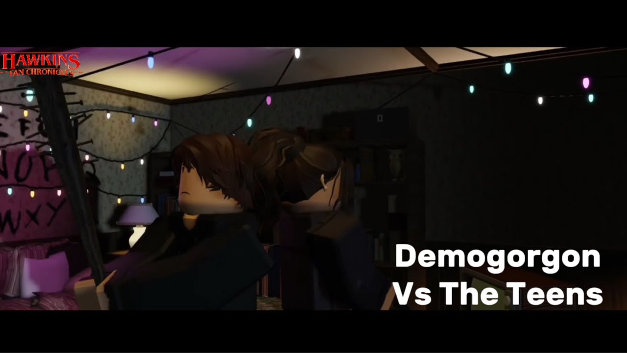 Hawkins Fan Chronicles | Demogorgon Vs The Teens ST1 | Stranger Things | Roblox