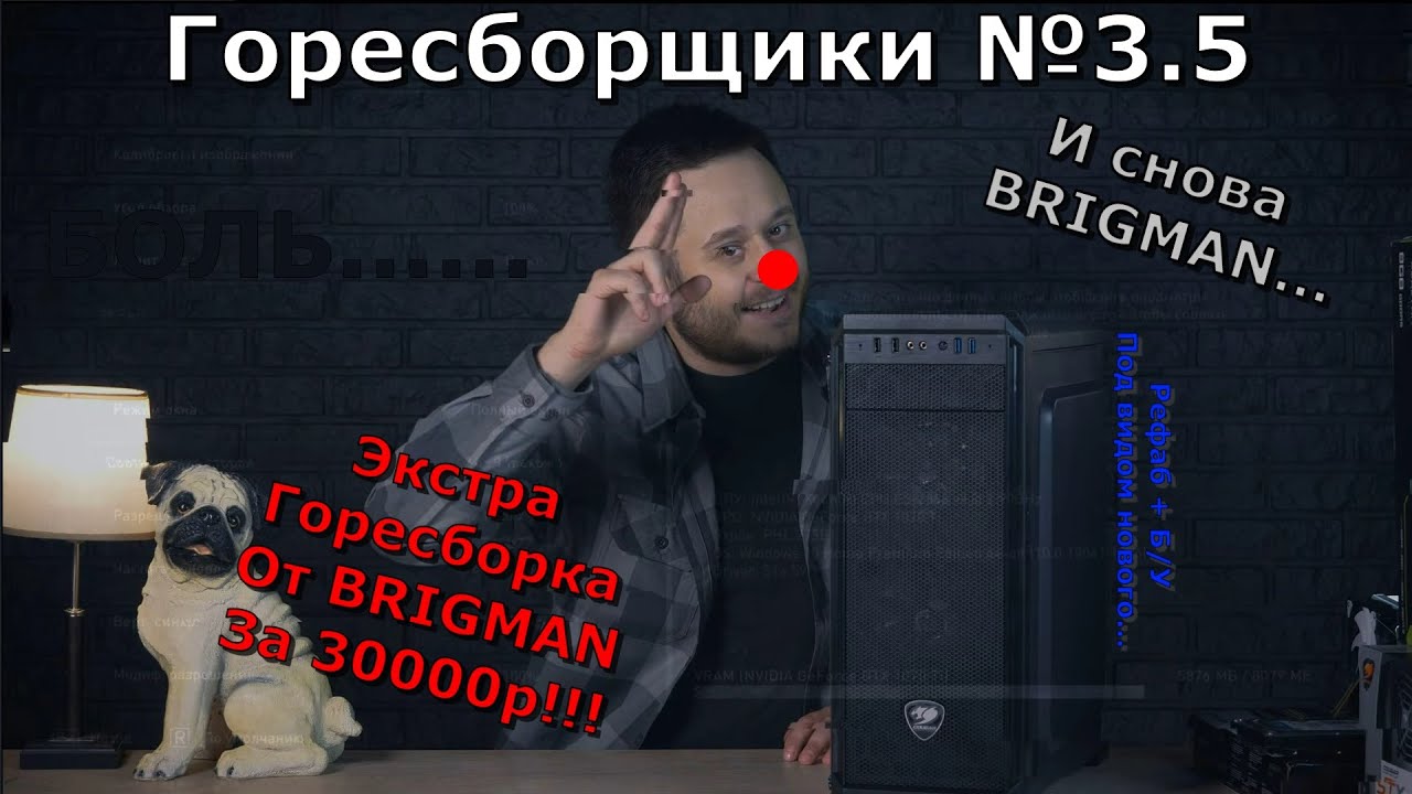 Горесборщики №3.5. И снова BRIGMAN. Экстра Горе Сборка за 30000р! И рефаб и б/у...