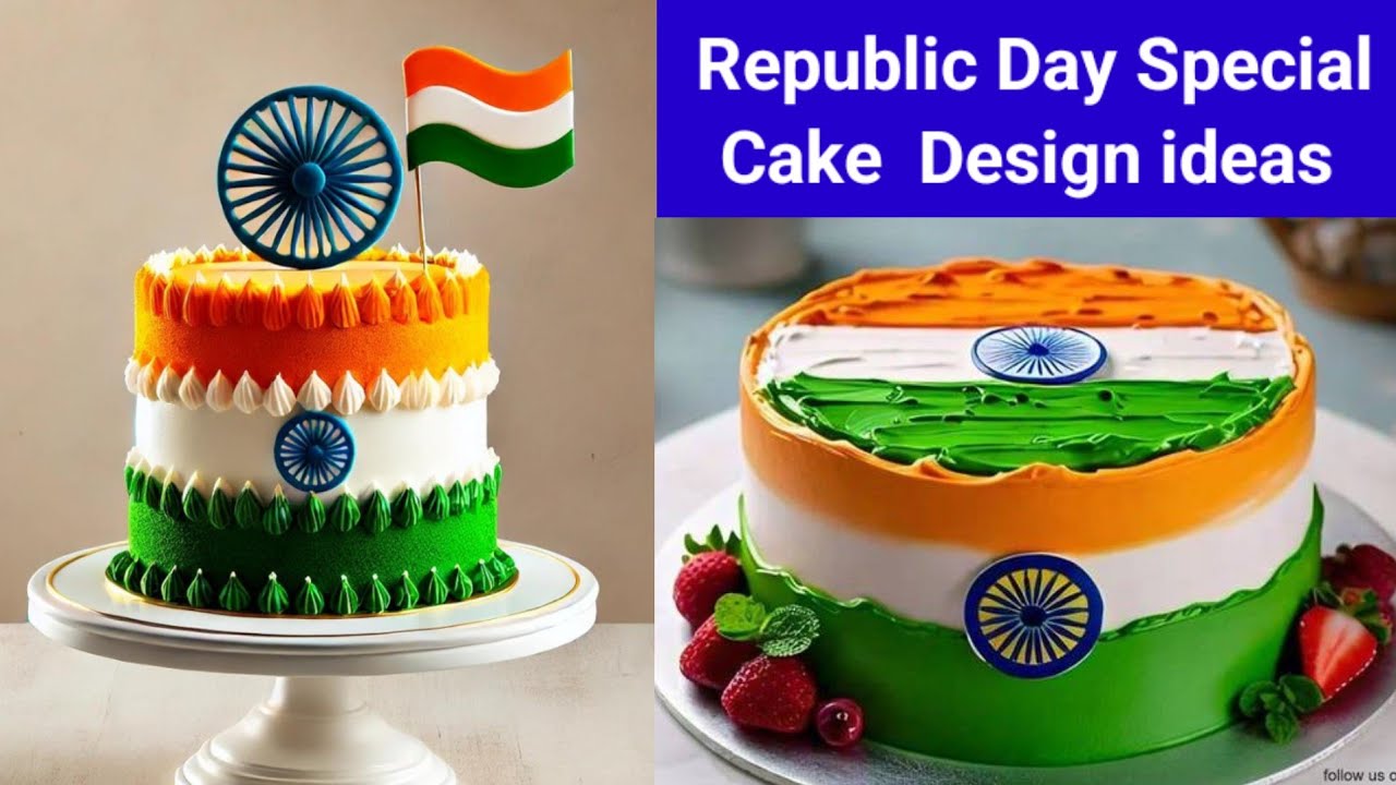 26 January Cake Design Ideas ll Republic Day Special Cake Design ll Flag Special Cake Design Ideas