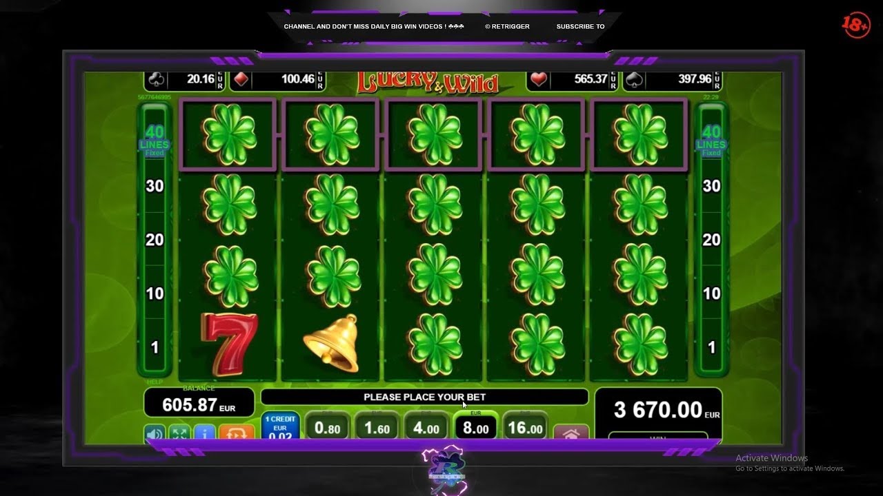 LUCKY WILD 40  MONSTER WIN ! ☘️☘️☘️