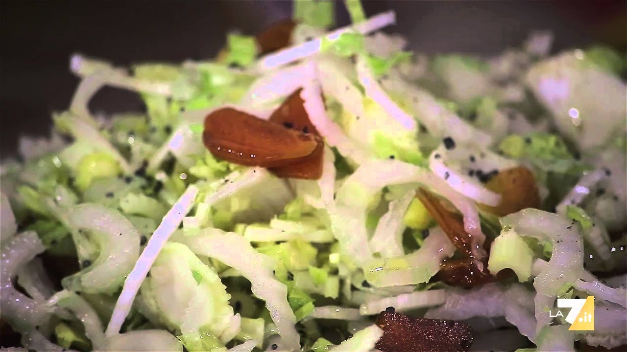4a PUNTATA: SPAGHETTI VONGOLE E BOTTARGA E INSALATA DI SEDANO