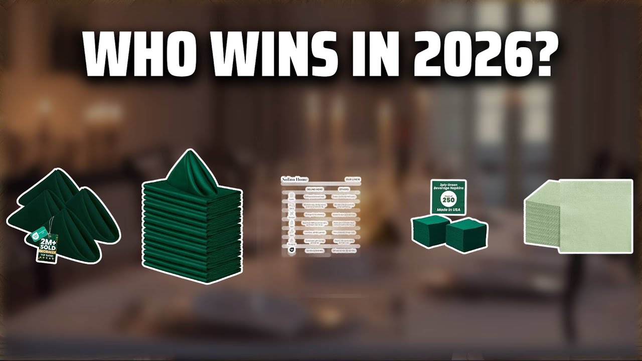 The Top 5 Best Forest Green Napkins in 2026 - Must Watch Before Buying!