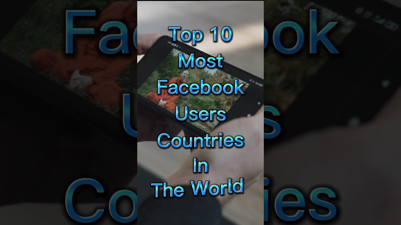 Top 10 Most Facebook Users Countries In The World 🌎#shorts
