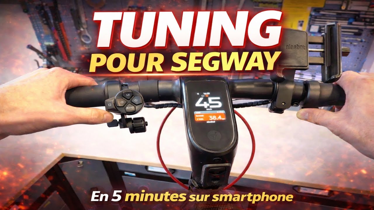 50kmh Tuning pour Segway en 5 minutes sur smartphone