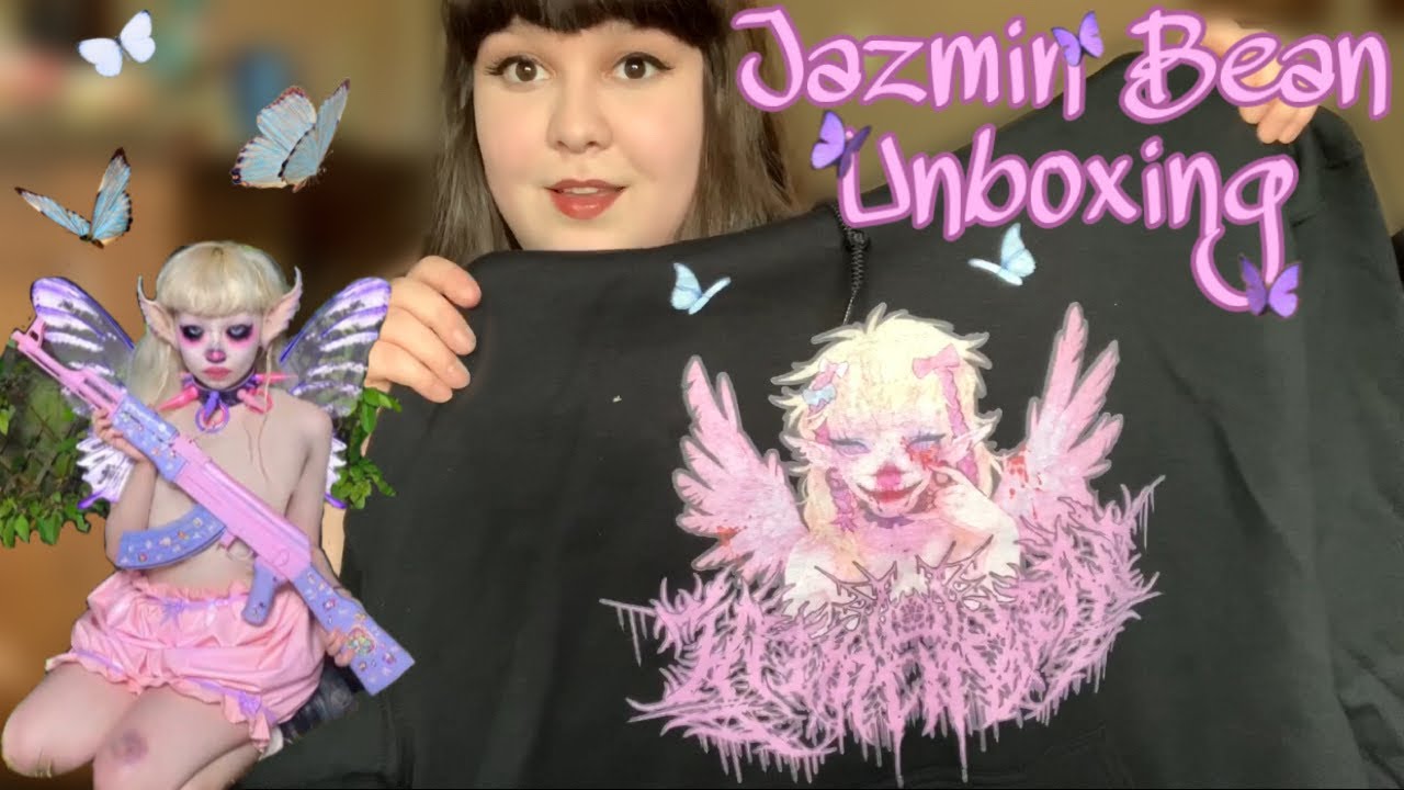UNBOXING: Jazmin Bean Merch (Babycore Hoodie)