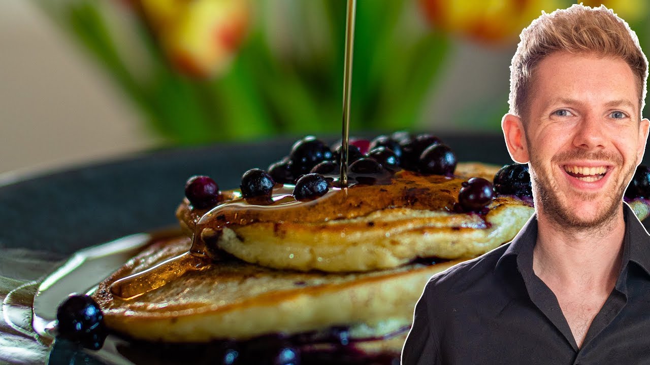 Pancakes mit Wilden Blaubeeren | So gut! 😍