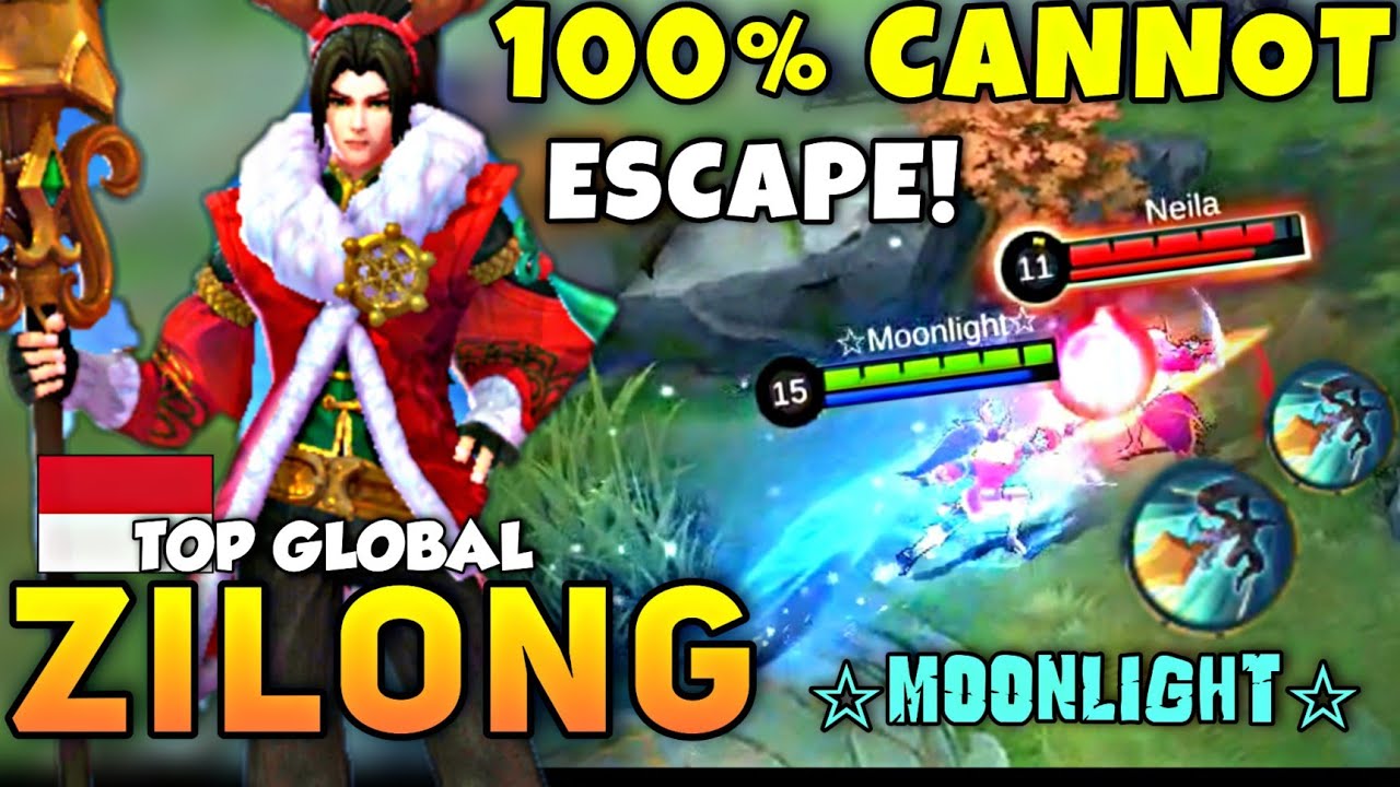 11KILL! FAST ROTATION! | Top Global &ldquo;ZILONG&rdquo; Ranked Gameplay BEST BUILD IN 2021 ~ ☆Moonlight☆ [MLBB]