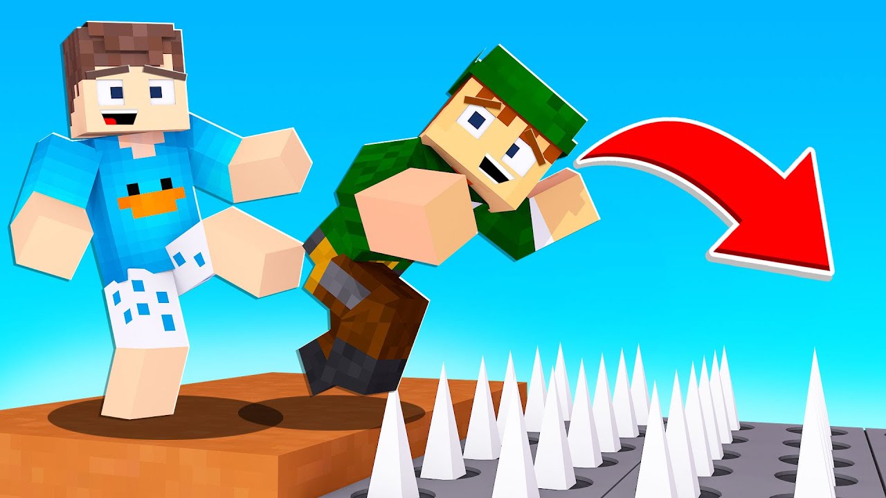 DESAFIO CORRIDA COM ARMADILHAS IMPOSSÍVEIS NO MINECRAFT!!