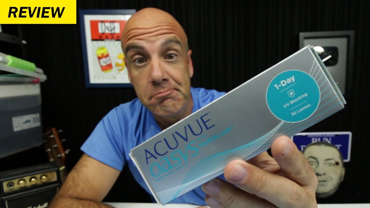 EXPERIMENTEI A ACUVUE OASYS 1-DAY! Review de lentes de contato de descarte diário