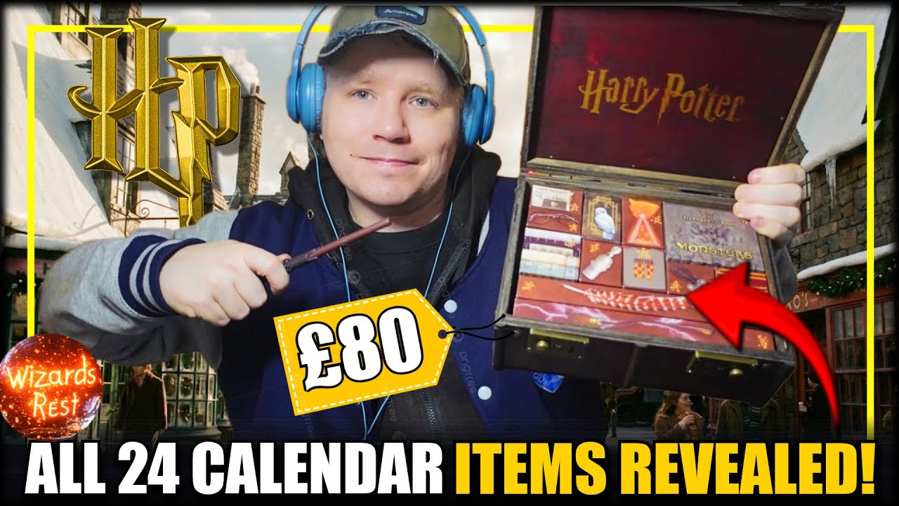 Harry Potter OFFICIAL Christmas Trunk Calendar - ALL 24 GIFTS REVEALED!