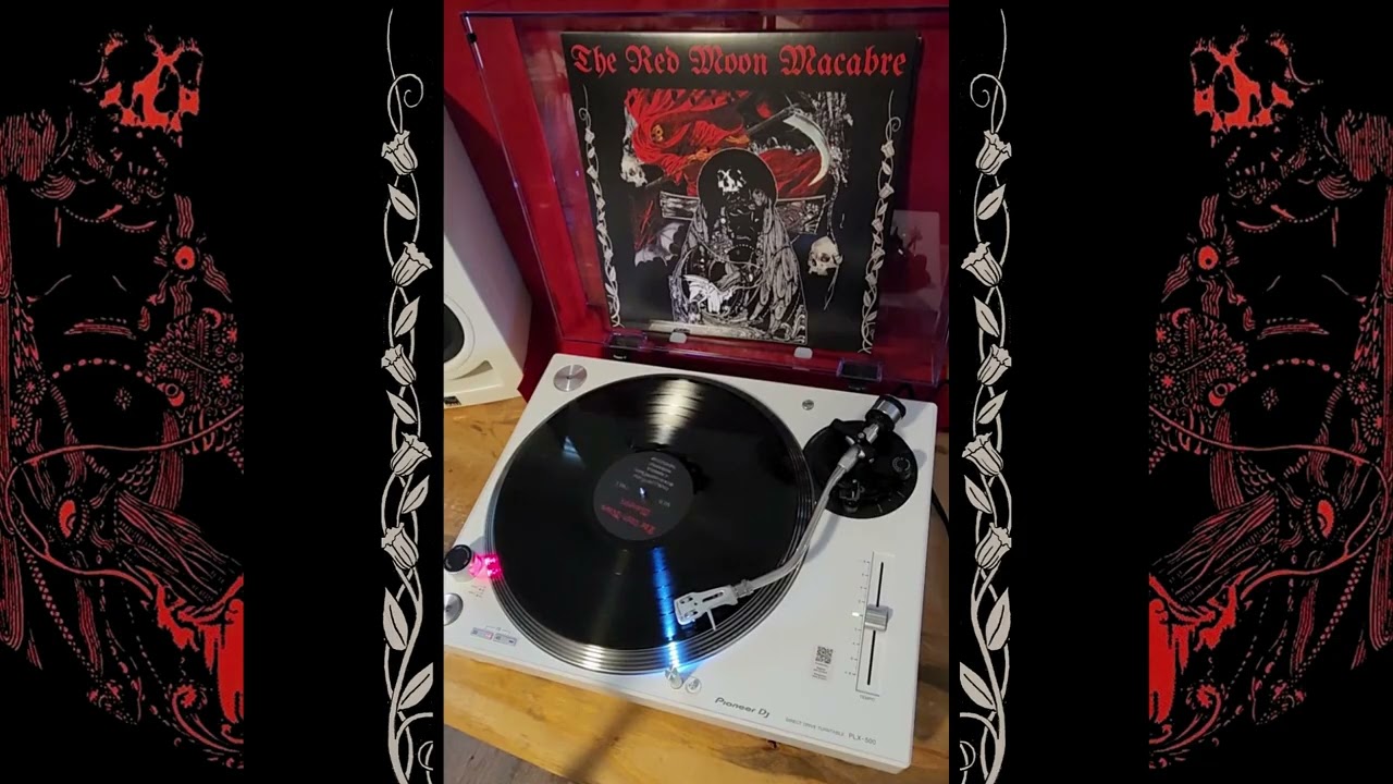 The Red Moon Macabre - Dance of Death (Vinyl Playthrough) | Gothic Rock