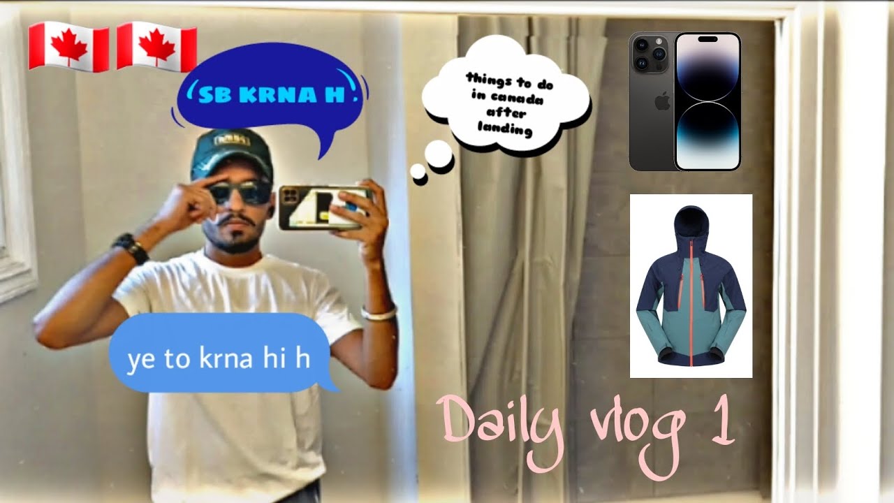 Things to do in 🇨🇦 🍁 after landing/ daily vloging vlog 1 / Mohawk college /Hamilton