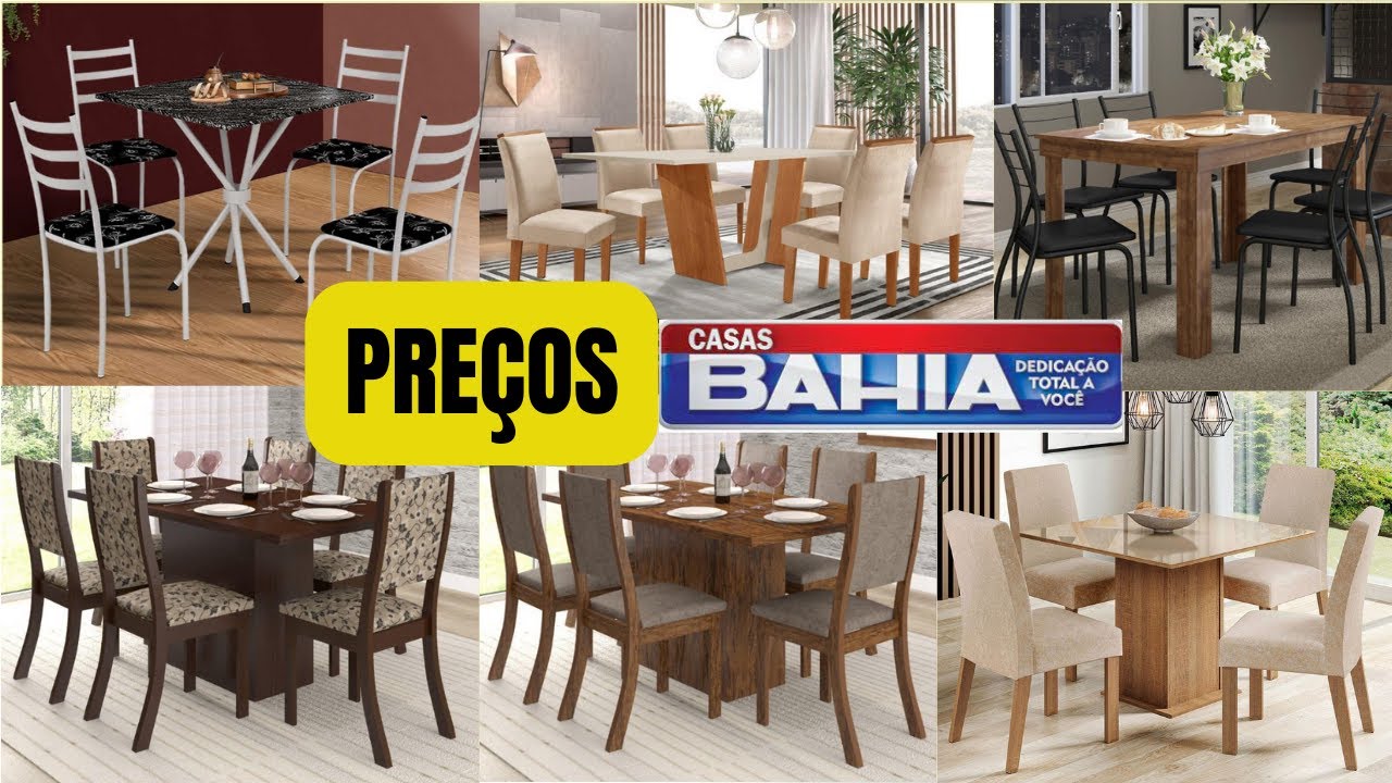 OFERTAS ARRASADORAS: CONFIRA OS ACHADOS DE MESA NA CASAS BAHIA!