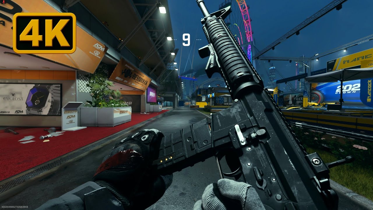 Многопользовательский игровой процесс Call of Duty Modern Warfare 2 в разрешении 4K