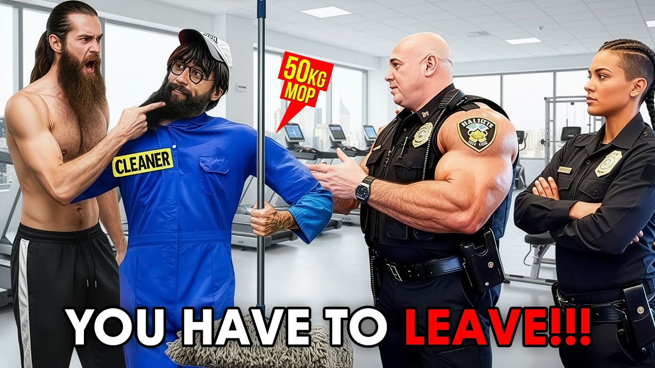 ELITE Fitness Warrior ANATOLY Lifts 50KG Mop in the Gym… Everyone Was Shocked! 😱💪🧹#8